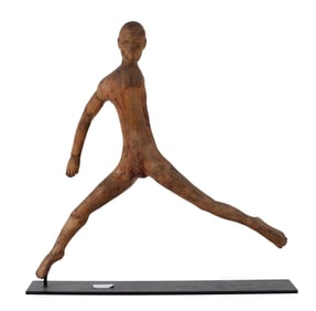 Folk Art Carved Root Figure of a Man