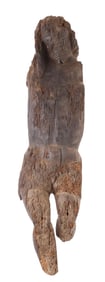 Early Carved Spanish Colonial Figure of Jesus