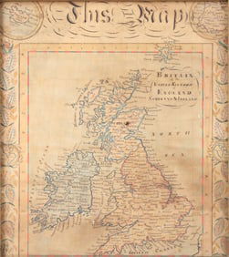 Schoolgirl's Map of Great Britain