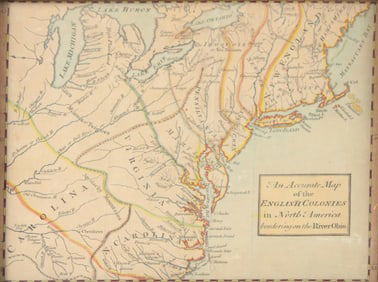 The Accurate Map of the English Colonies in North America