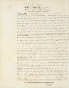 Unusual Early 19th C. American House Inventory