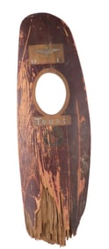 WWI Aviation Picture Frame Made From a Bi-Plane Propeller