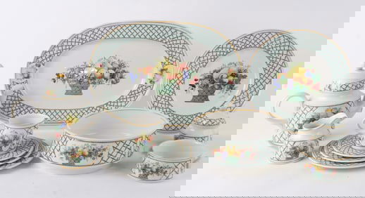 Villeroy & Boch "Basket" Pattern Porcelain Dinnerware