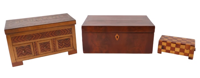 Regency Mahogany Sewing Box
