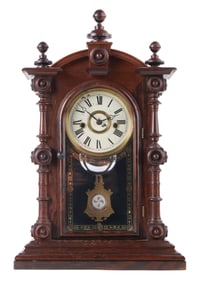 Victorian Mahogany Shelf Clock
