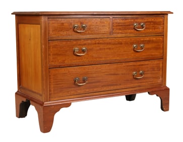 Georgian Style Inlaid Mahogany Chest of Drawers