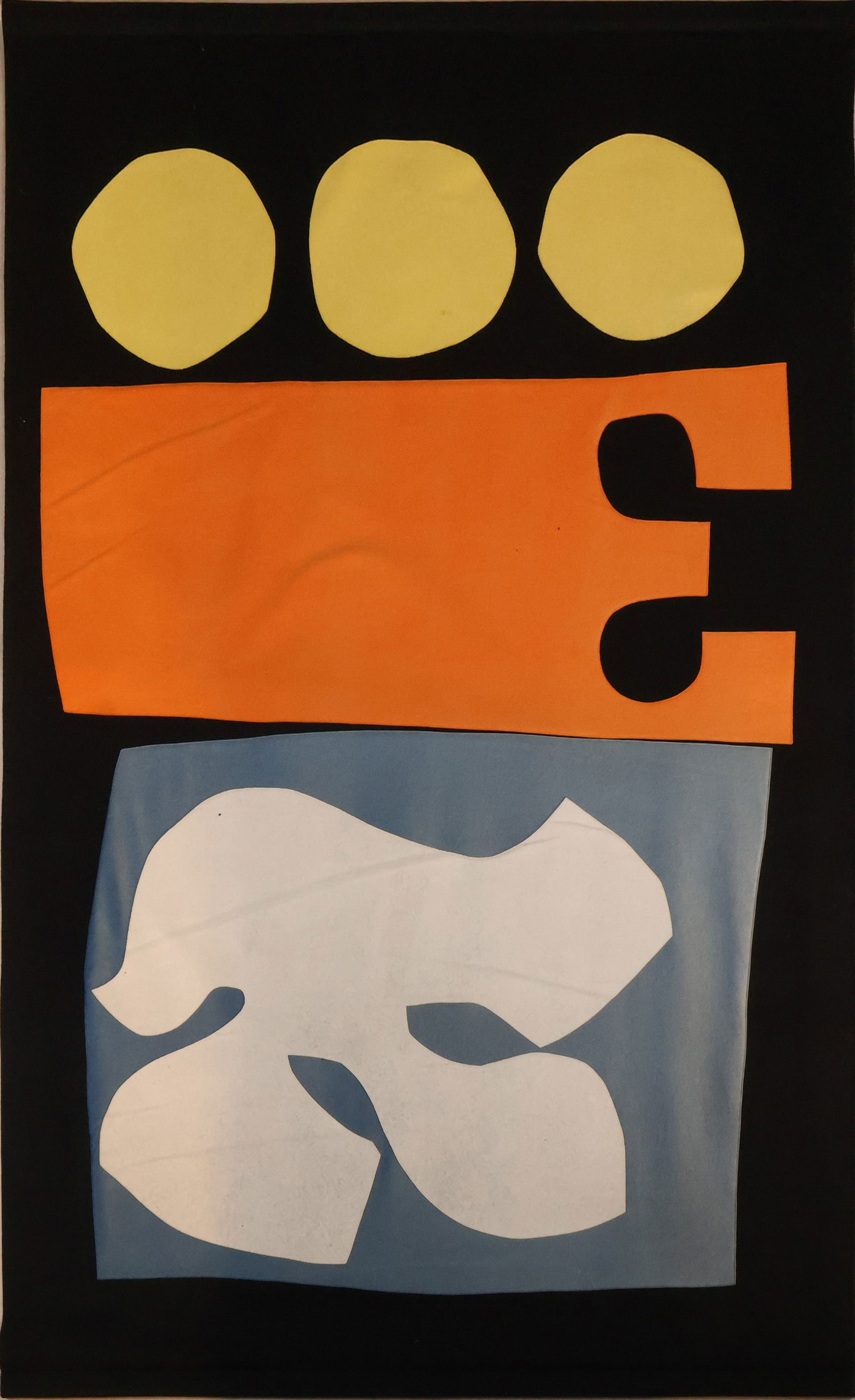 After Ivan Chermayeff, 1932-2017, Untitled, Felt Tapestry (1 of 8)