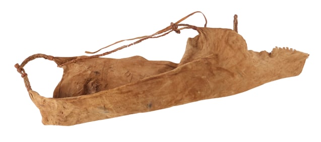 19th Century Native American Plains Buckskin Bag