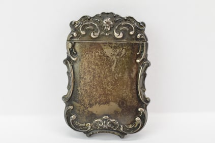 Antique Sterling Silver Lighter Case