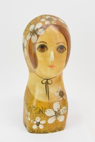Vintage Gemma Taccogna Paper Mache Figure