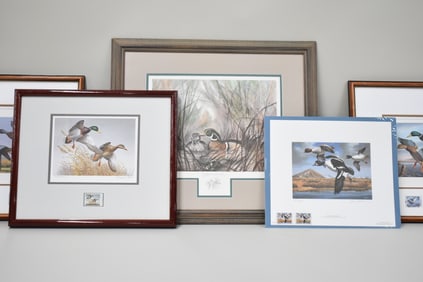 Four Limited Edition Waterfowl Duck Stamps