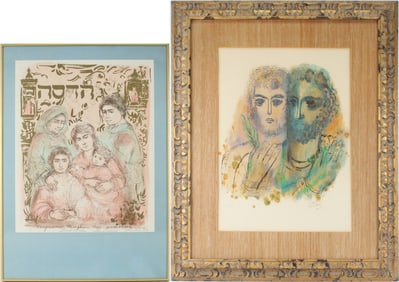 Edna Hibel, American 1917-2014, Compassion through the Generations, Lithograph
