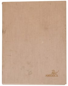 William Papas, 1927-2000, Papas' America, Portfolio of 25 Handcolored Drypoint Intaglio Prints