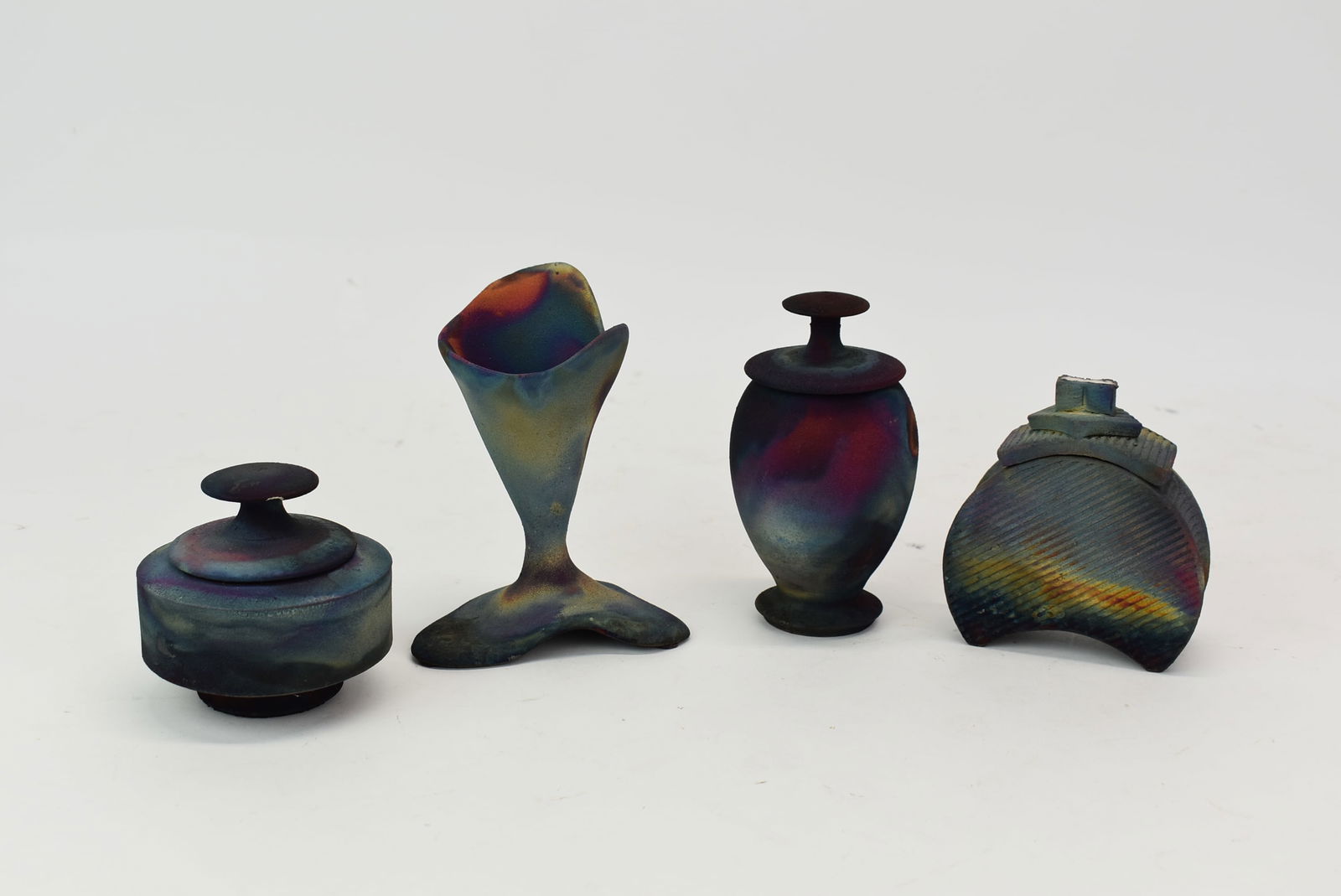 Four Raku Risak Pottery Table Articles (1 of 11)