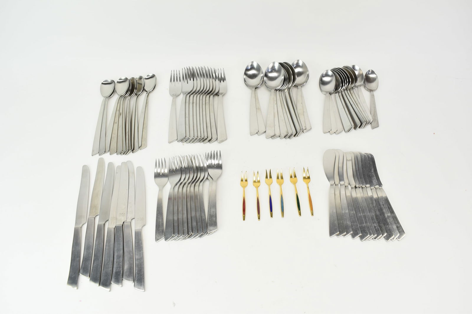 Modern Set of Manubelge Stainless Steel Flatware (1 of 8)