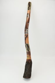 Vintage Hand Painted Australian Didgeridoo