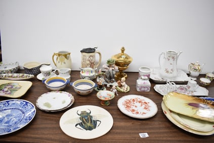 Large Group of Assorted Porcelain Table Articles Surprise Lot