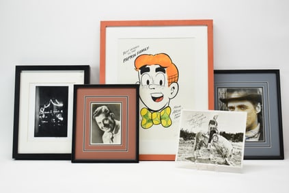 Four Autographed Photographs