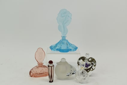 Vintage Group of Assorted Scent Perfume Bottles
