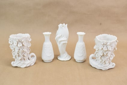 Group of Assorted Parian Vases