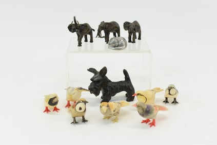 Austrian Bronze Terrier Dog Figurine