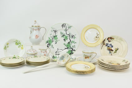 Set of Seven Hutschenreuther Art Deco Plates