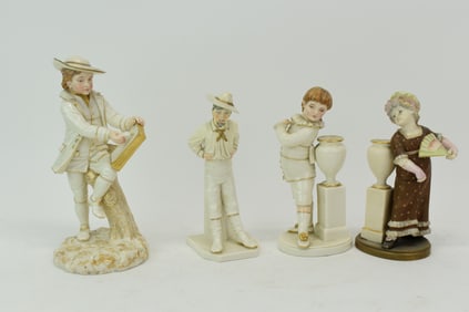 Group of Four Royal Worcester Figural Groups
