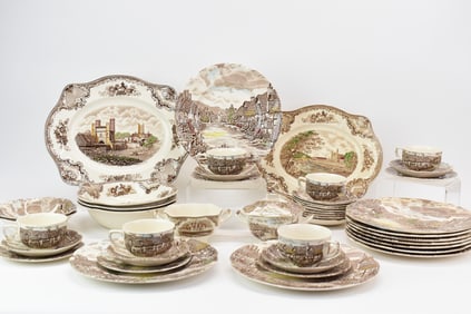 Johnson Brothers "Olde English Countryside" Porcelain Dinner Service