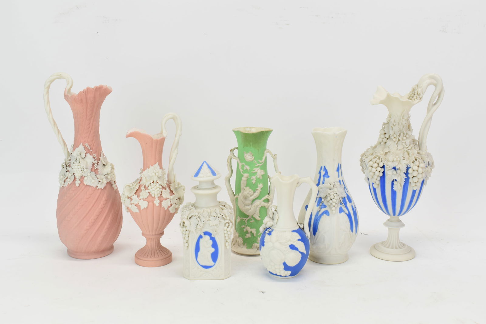 Group of Assorted Parian Vases and Pitchers (1 of 13)