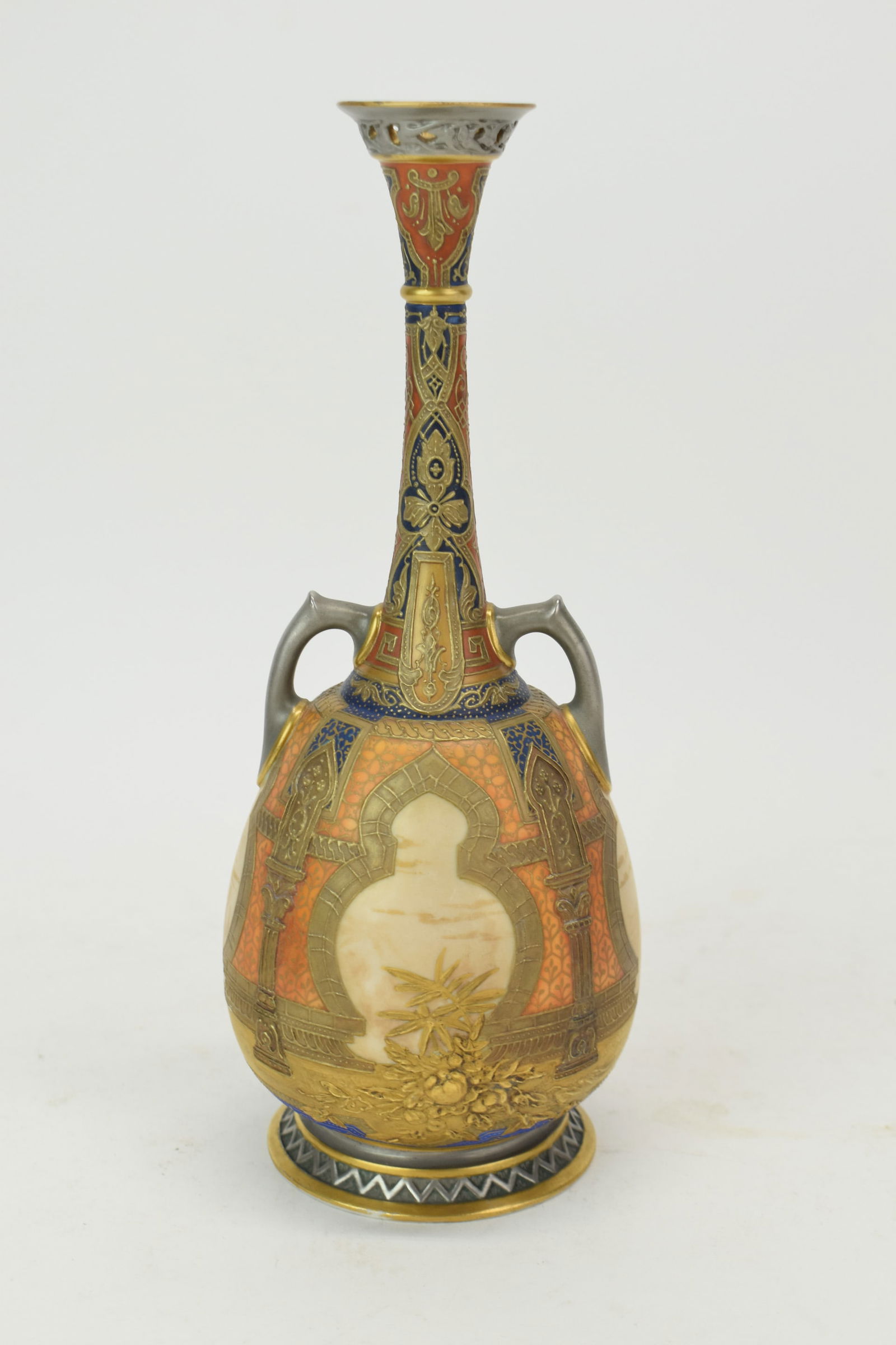 Royal Worcester Cathedral Decorated Vase (1 of 8)