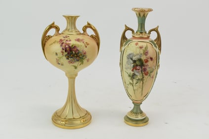 Royal Worcester Double Handled Vase