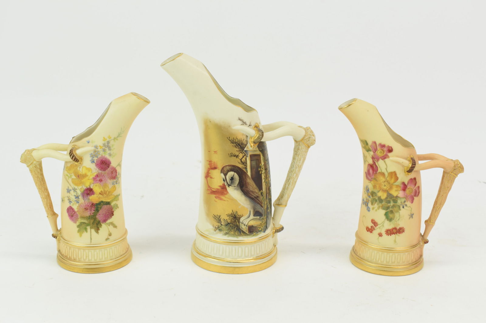 Three Assorted Royal Worcester Pitchers (1 of 9)
