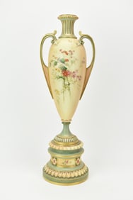 Royal Worcester Porcelain Urn Form Vase