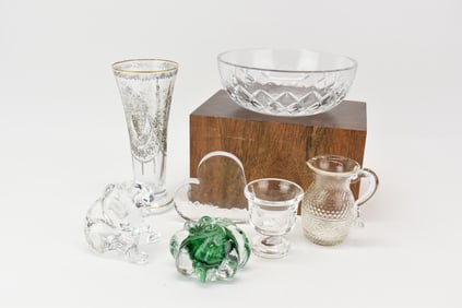Group of Assorted Glass Table Articles