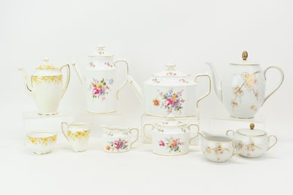 Royal Crown Derby Posies 4 Piece Tea and Coffee Service