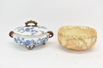 Royal Worcester Reticulated Bowl
