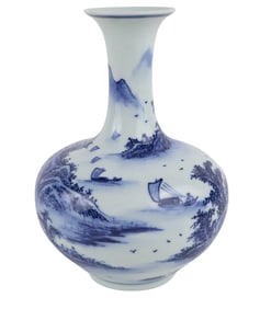 Chinese Blue and White Porcelain Vase