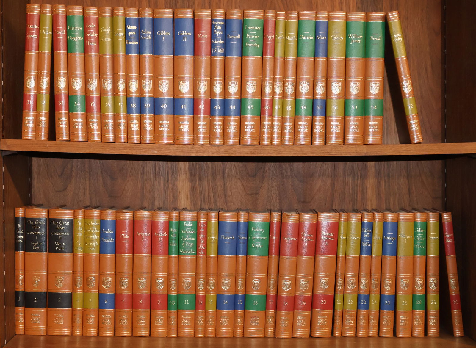 Fifty-Three Volumes of "Great Books of the Western World" (1 of 15)