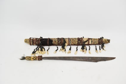 Vintage Dyak’s Mandau, Headhunter Sword