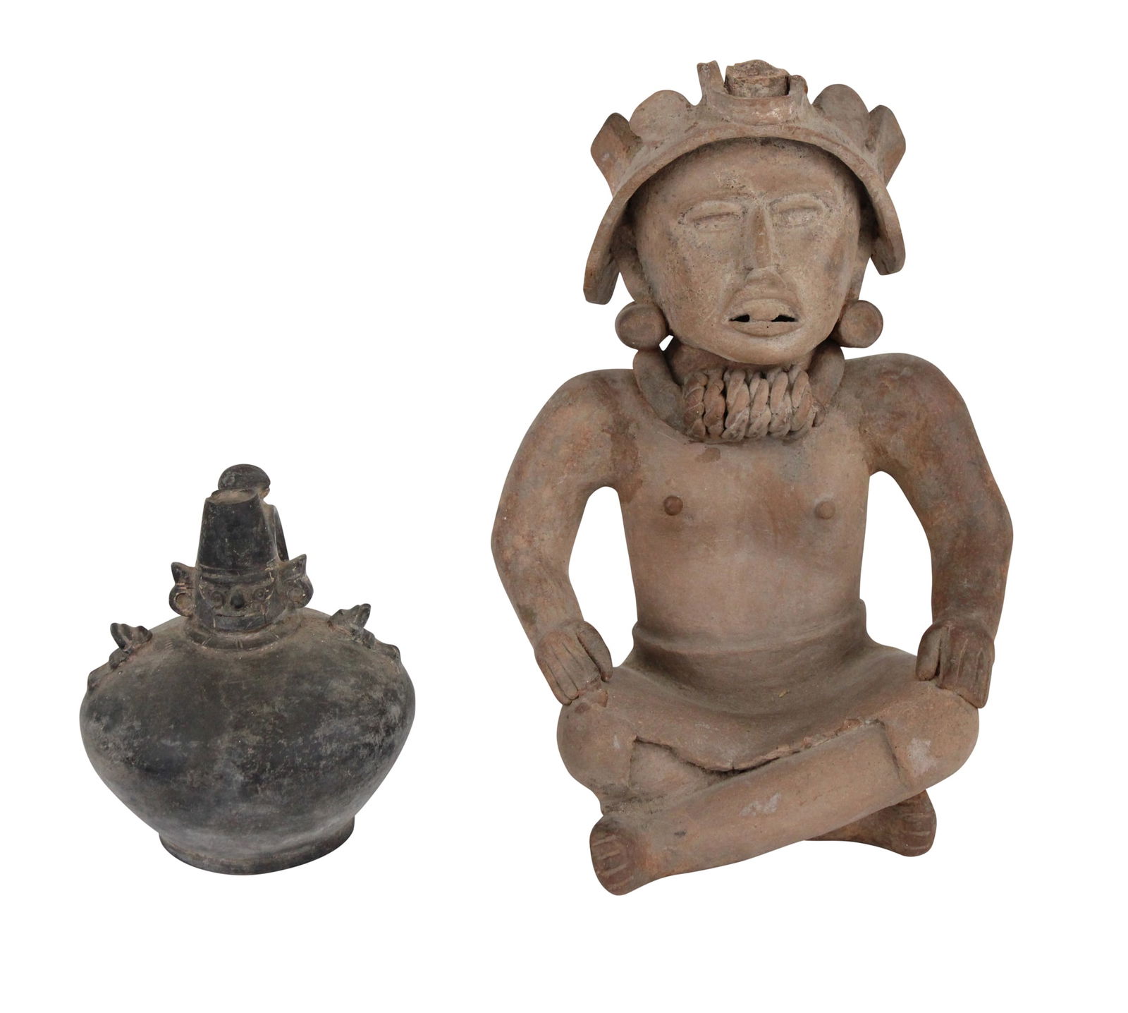 Pre-Columbian Peruvian Ceramic Vase (1 of 8)