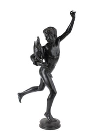 Jean-Alexandre-Joseph Falguiere, French 1831-1900, Vanquer au Combat du Coqs, Bronze
