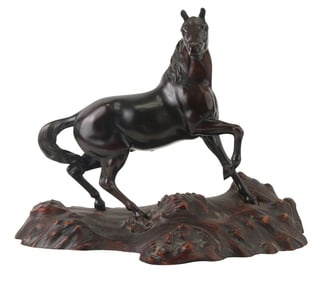 Horse, Bronze and Wood