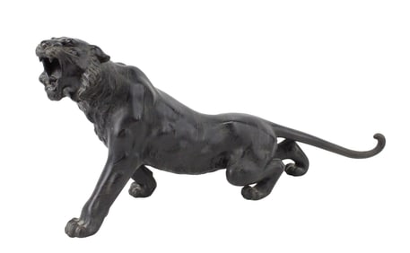 Tiger Roaring, Bronze