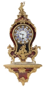 Regence Boullework and Ormolu Bracket Clock