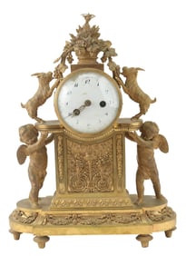 Late Louis XVI Ormolu Mantel Clock