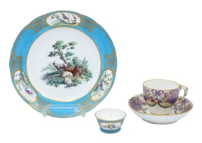 Three Sevres Porcelain Table Articles