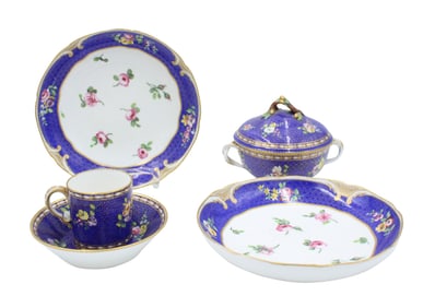 Four Sevres Porcelain Table Articles