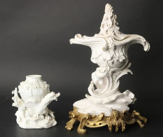 Blanc de Chine Ormolu-Mounted Urn