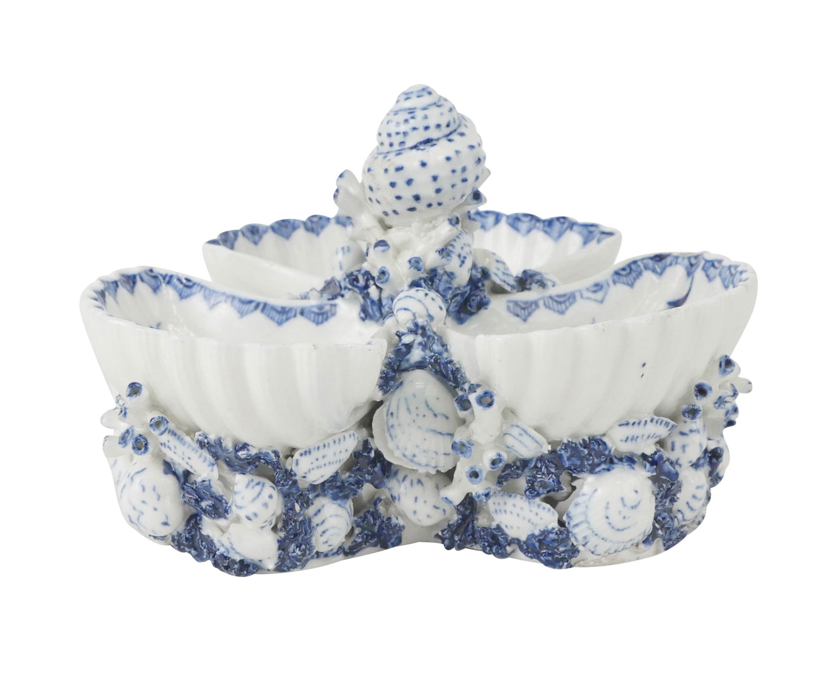 Derby Three Shell Pickle or Sweetmeat Stand (1 of 7)