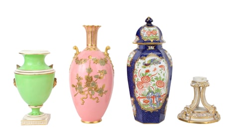 Chelsea Porcelain Covered Vase
